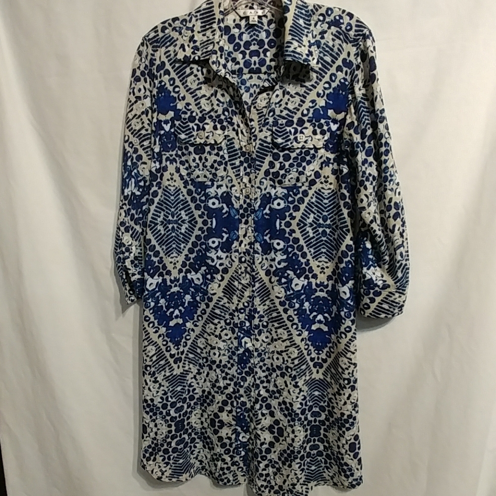 Jeweled Shirt Dress